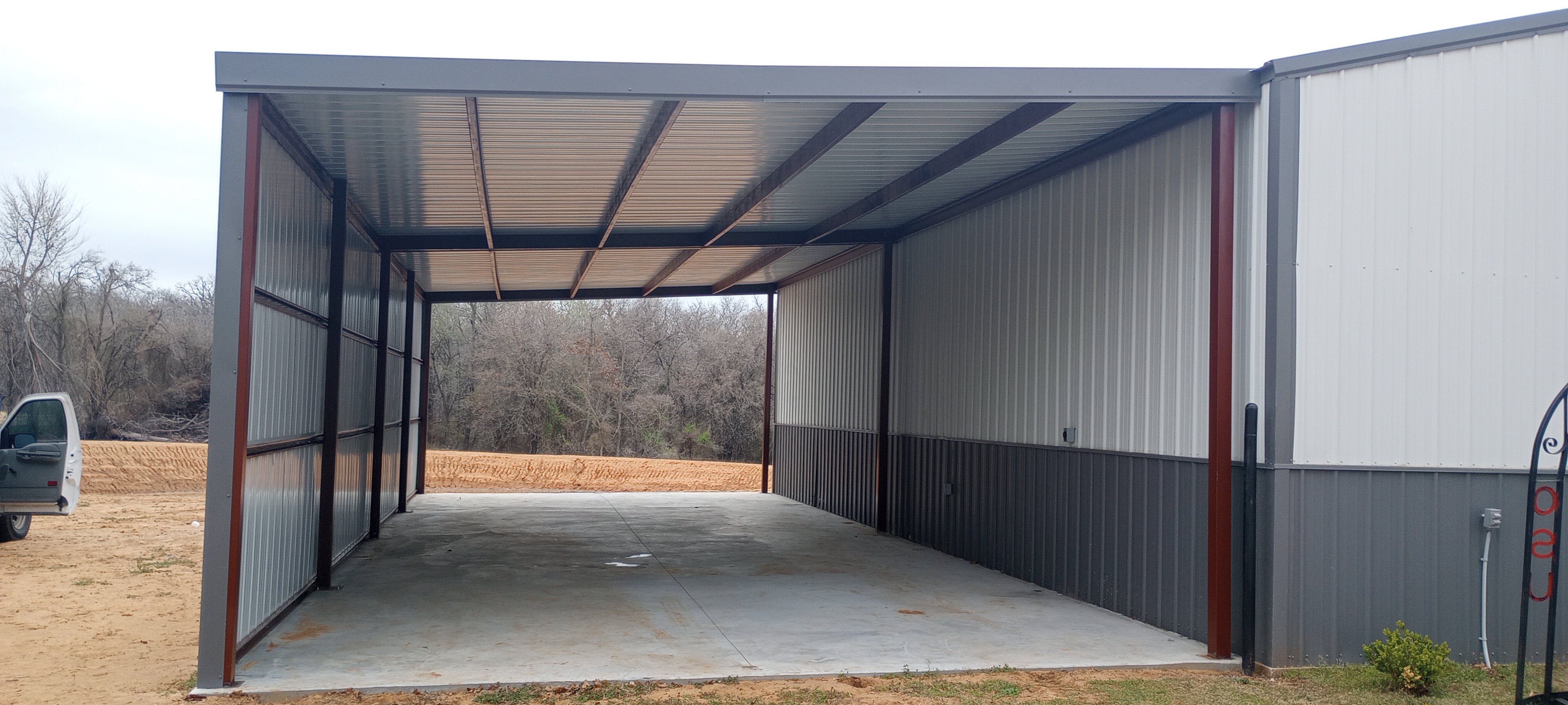 Metal add-on by Forever Carports